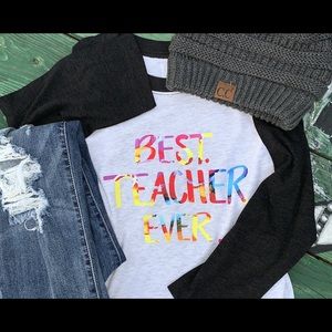 Beat Teacher Ever Baseball T